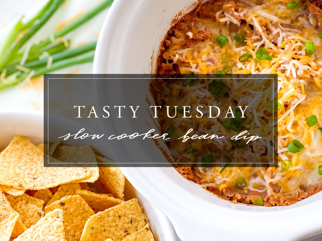 TASTY TUESDAY SLOW COOKER BEAN DIP
