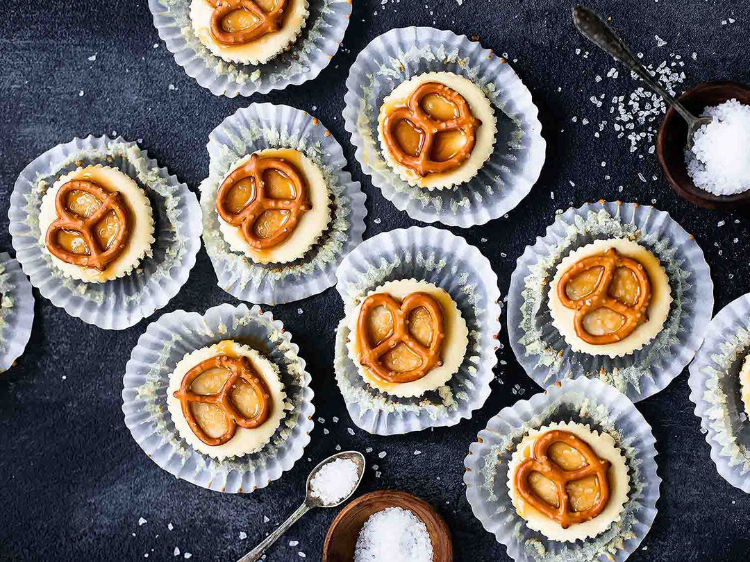 TASTY TUESDAY: SALTED CARAMEL PRETZEL MINI CHEESECAKES