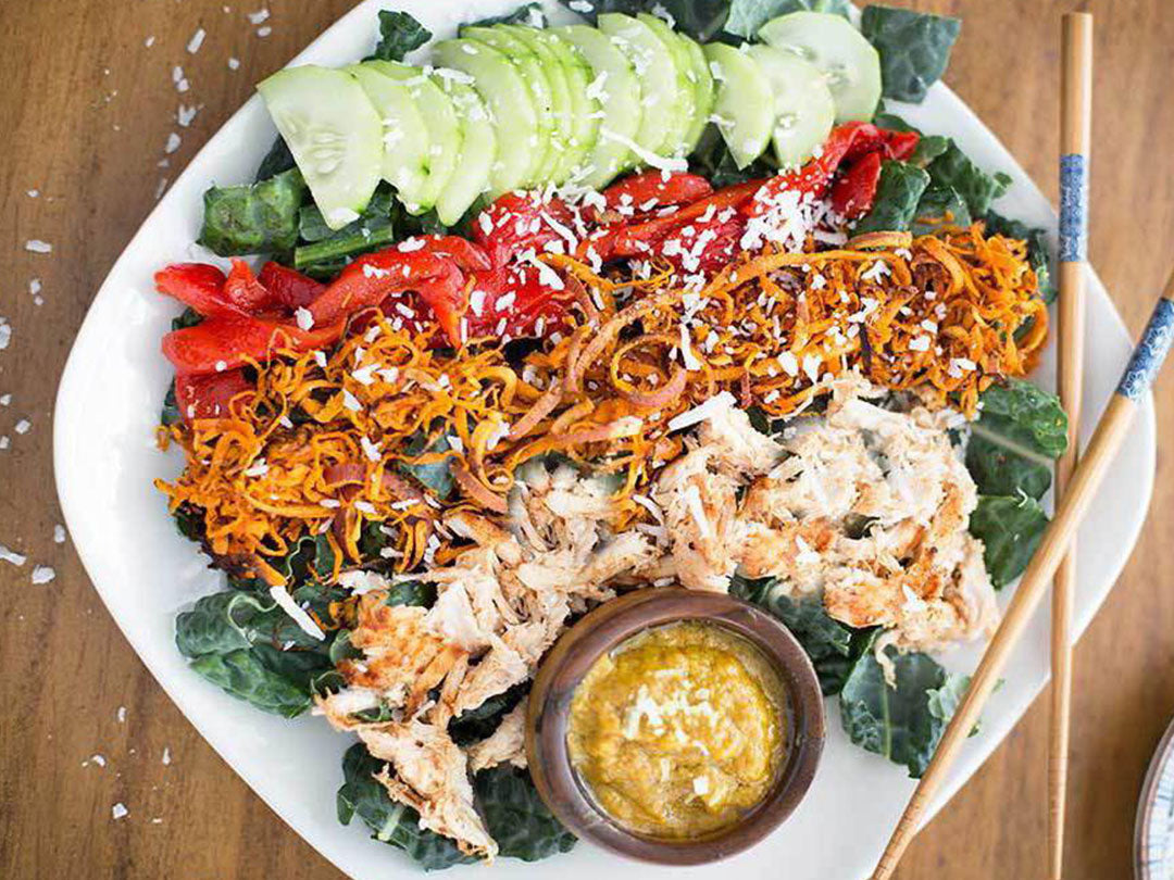 TASTY TUESDAY: Thai Coconut Salad with Peanut Sauce