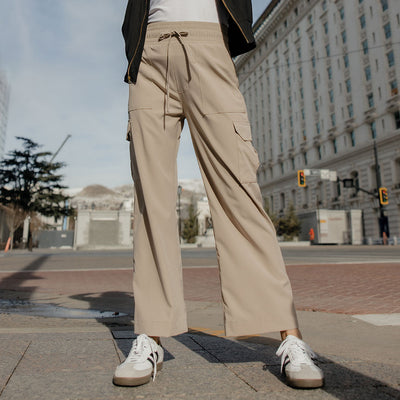 Audrey Cargo Trouser, Cobblestone