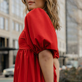 Middleton Dress, Crimson