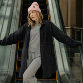 Midway Fleece Trench, Black