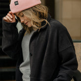 Midway Fleece Trench, Black