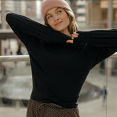The Coco Long Sleeve, Bamboo Black