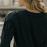 The Coco Long Sleeve, Bamboo Black
