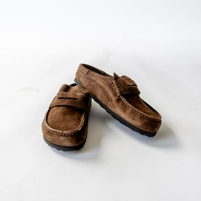 Birkenstock Naples Wrapped Suede-Carafe