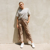 Audrey Wide Leg Pants, Chestnut