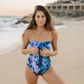 Escape Halter One-Piece, Hibiscus