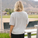 Perfect Oversized Honeycomb Tee