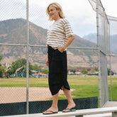 Maxi Cargo Skirt, Black