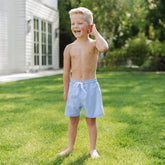Sand Bar Blue Jr. Swim Trunks