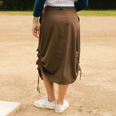 Maxi Cargo Skirt, Coffee