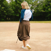 Maxi Cargo Skirt, Coffee