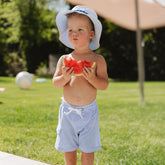 Sand Bar Blue Jr. Swim Trunks