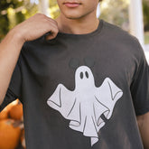 Disney Mickey Ghost Men's Tee, Charcoal