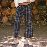 Audrey Mid Rise Wide Leg Pants, Aspen Plaid