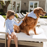 Henry's Dog Bandana, Sand Bar Blue