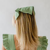 Bandana, Green and White Stripe