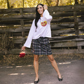 City Skirt, Aspen Plaid