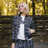 Bomber Jacket, Aspen Plaid