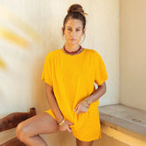 Oversized Jersey Tee, Golden Terry