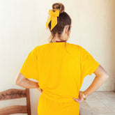 Oversized Jersey Tee, Golden Terry