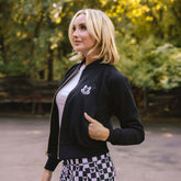 Disney Mickey Vampire Bomber Jacket, Black