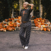 Spooky Slip On Trouser, Bats