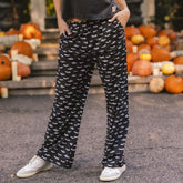 Spooky Slip On Trouser, Bats