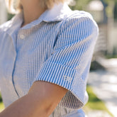 Chatham Dress, Blue Stripe