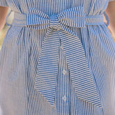 Chatham Dress, Blue Stripe