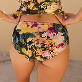 Close up back view of low waist hipster bikini bottoms