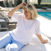 Perfect Oversized Cotton Tee, White