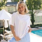 Perfect Oversized Cotton Tee, White