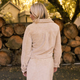 Canyon Fleece Button Up, Oat