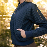 Quilted Bomber, Navy