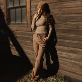 Audrey Trouser, Cinnamon Check