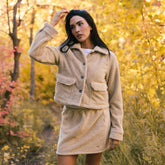 Canyon Fleece Button Up, Oat