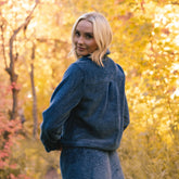 Canyon Fleece Button Up, Navy