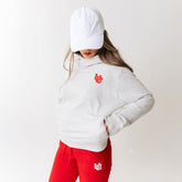 Utah Embroidered Tailgate Hoodie, Heather Grey UU