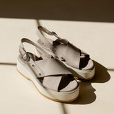 Sorel Dayspring Crisscross Sandal-Crushed Clay/Chalk