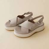 Sorel Dayspring Crisscross Sandal-Crushed Clay/Chalk