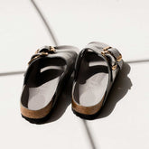 Birkenstock Arizona Big Buckle High Shine Coin Leather