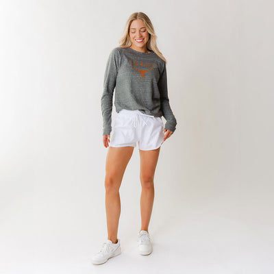 Texas Graphic Campus Crew, Heather Grey