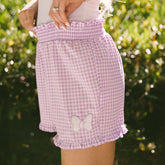 Disney Bow Lake Shorts, Purple Gingham
