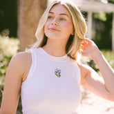 Disney Daisy Classic Tank, White