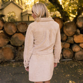 Canyon Fleece Skirt, Oat