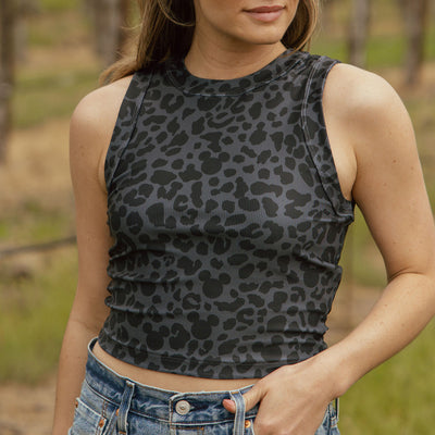 Disney Mickey High Neck Tank, Camo