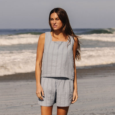 Cabana Shorts, Dusk Blue