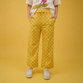 Disney Audrey Wide Leg Pants, Butter Check